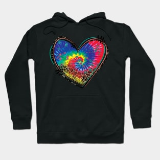 Tie Dye Heart Hoodie